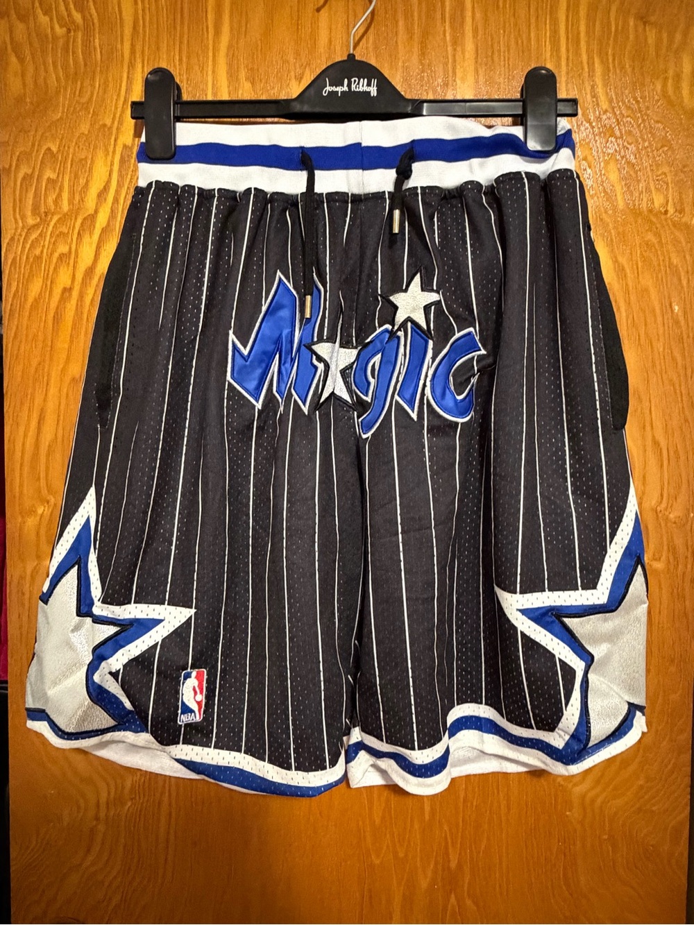 Orlando Magic Black Pinstripe Men’s Basketball Shorts